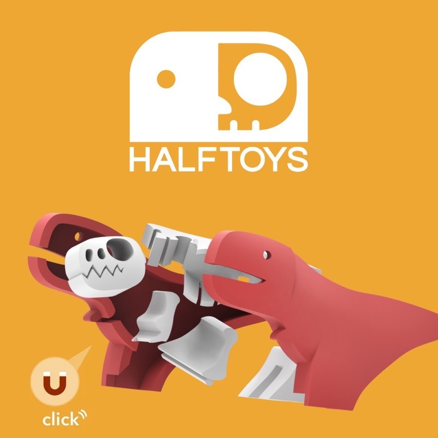 Разборные фигурки животных HALFTOYS